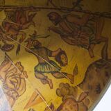 Bar globe maps rolling world