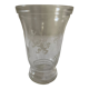 Molded glass vase