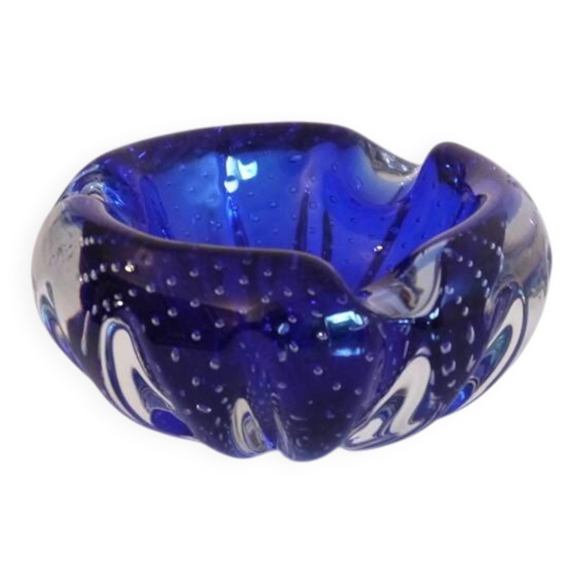 Vide poche en verre immergé 1970