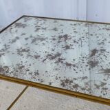 Table en bronze et miroir vieilli Maison Bagues