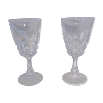 Verres à liqueur en cristal