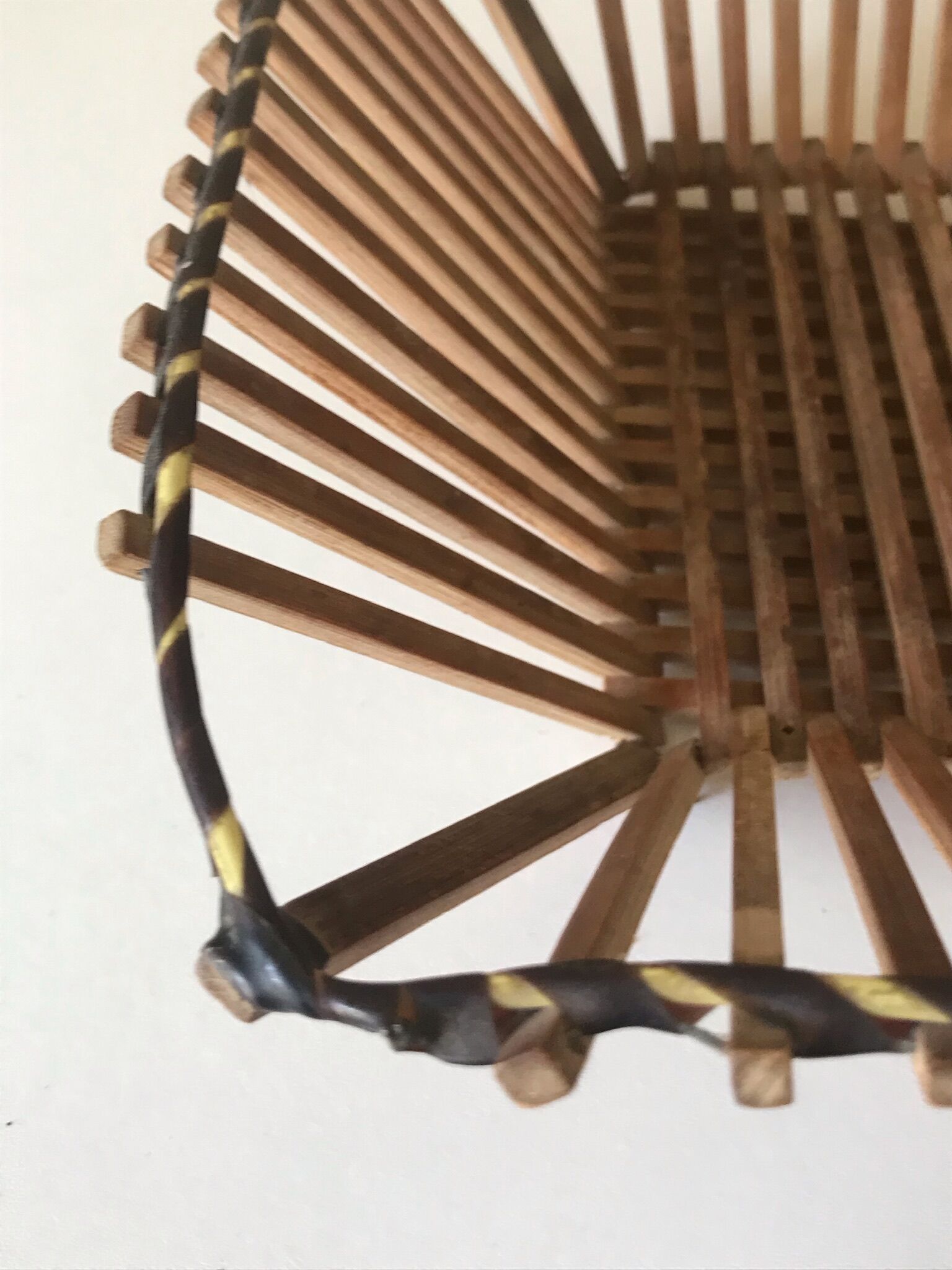 Recycle bin bamboo vintage 60