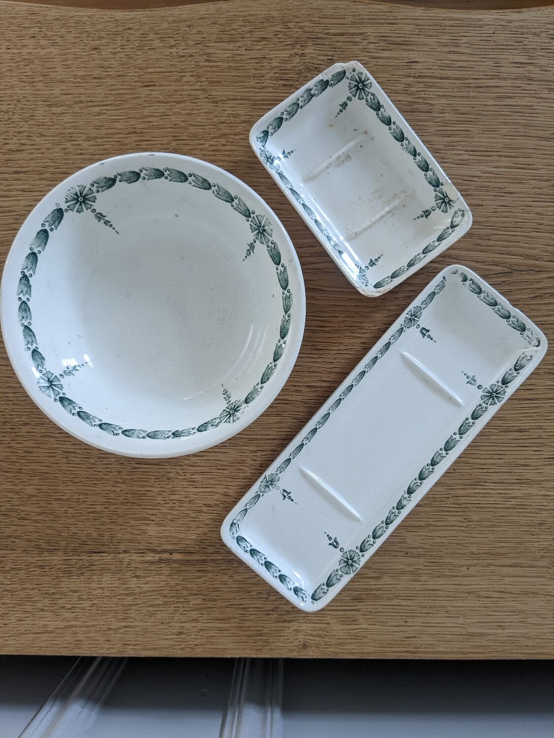 Toilet set Sarreguemines Digoin