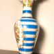 Jean-françois robert baccarat vase opaline peint main