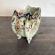 Antique cache-pot in Art Nouveau faience