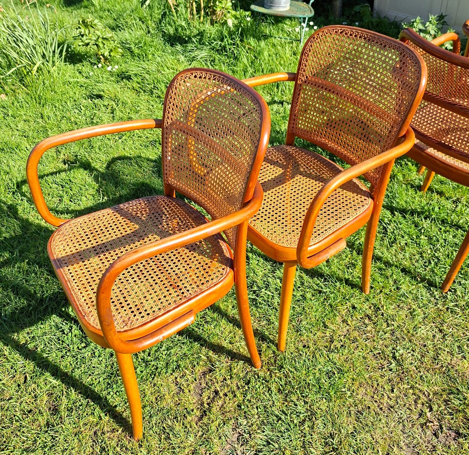 Lot de 4 fauteuils Prague 811 de Thonet