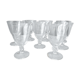 Suite de 8 verres a eau en cristal daum modele orval