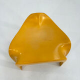 Yellow stool by Alexander Begge for Casala, 1970