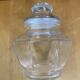 Antique Glass Bonbonnière + Lid Kitchen Storage Italy #