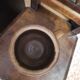Old sandstone pot
