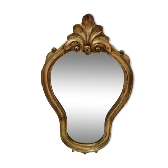 Gilded Louis XV mirror 65x38cm