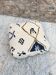 Berber floor pouf: Handwoven Moroccan wool cushion.