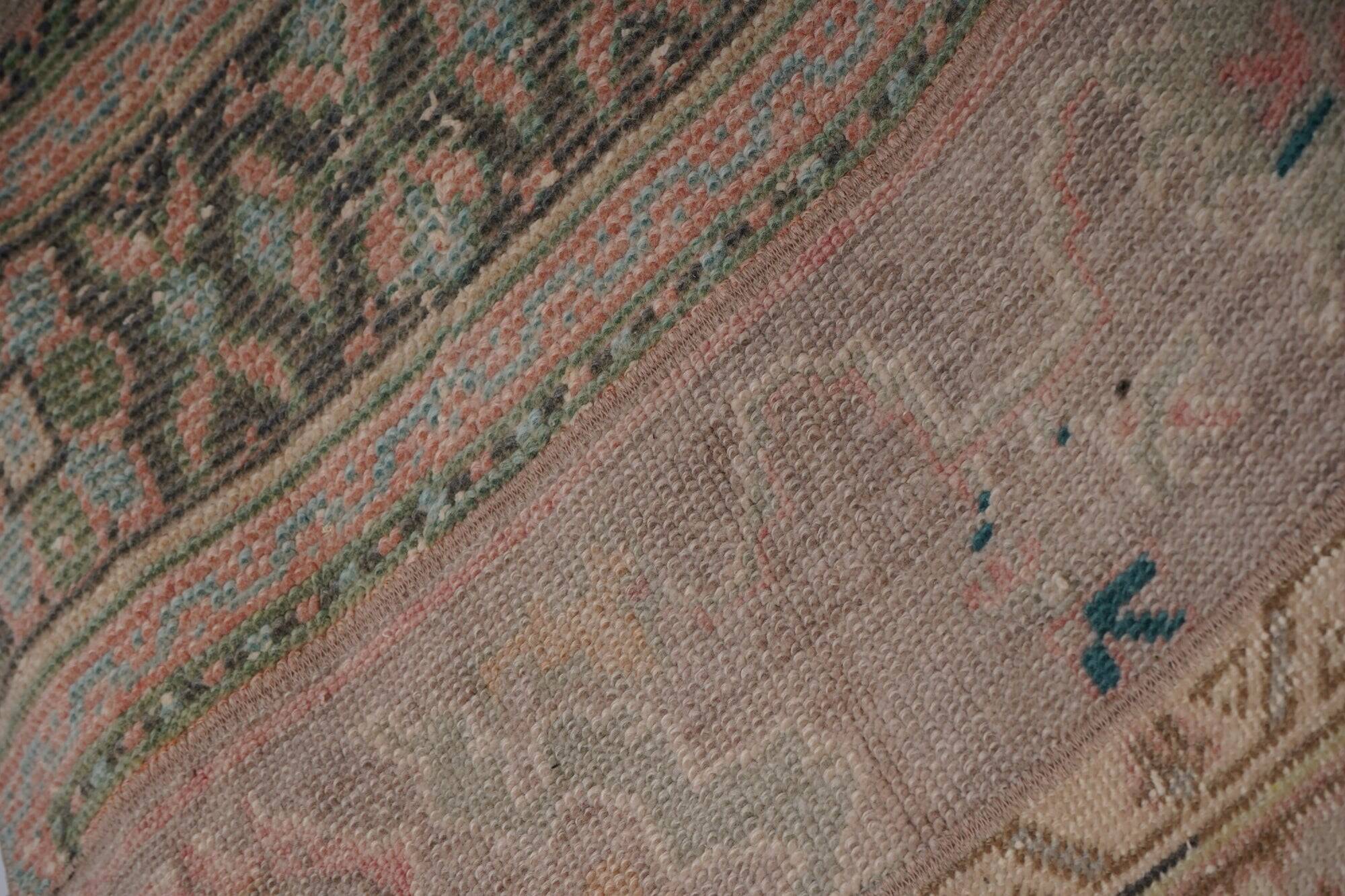 Vintage Turkish hallway rug 71x1 cm