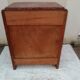 Art deco bedside table top marble door on the left