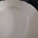 Set of 6 Villeroy and Boch flat plates in ivory color and gold edging