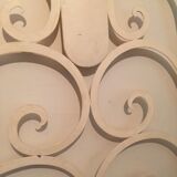 Metal headboard
