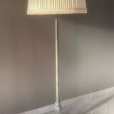 Lampadaire sur pied en laiton vintage