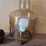 Hans Agne Jacobsson (1919-2009) - Brass and yellow tinted glass applique