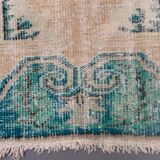 Turkish oushak rug 155x89 cm vintage carpet