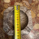 Ashtray, grey-beige marble catchall.