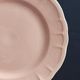 Title: 8 vintage Salins flat plates in powder pink – Ø 25.7 cm
