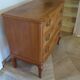 Commode 3 tiroirs style Louis XV en bois massif