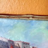 Signed oil on sea canvas