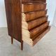 Vintage Danish mid-century modern rosewood chest of drawers by Henning Jørgensen 1959