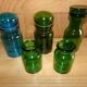 Set of 5 glass jars