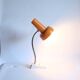 Lampe de bureau en métal orange par Sis Leuchten, Allemagne 1960