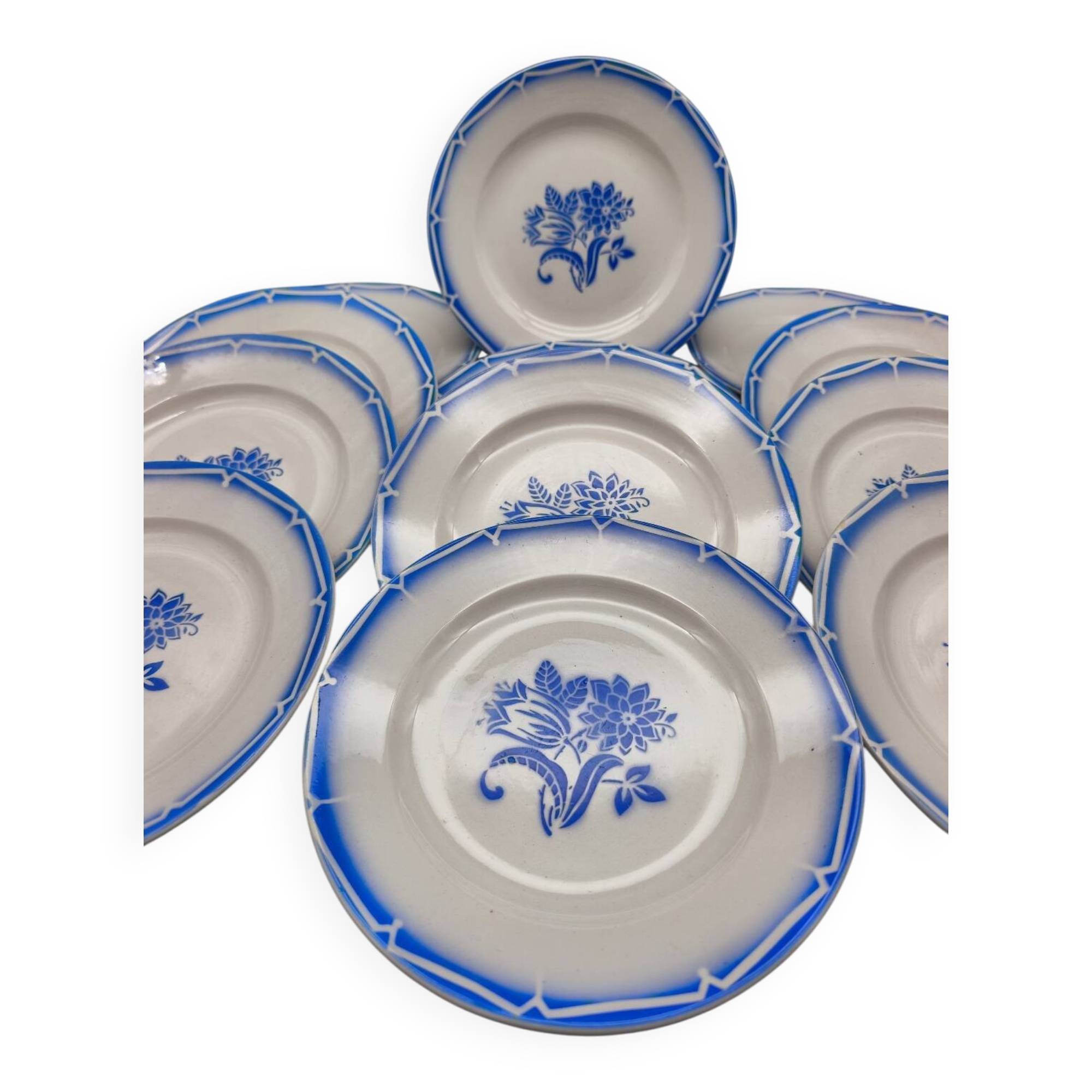 12 Canebière dinner plates