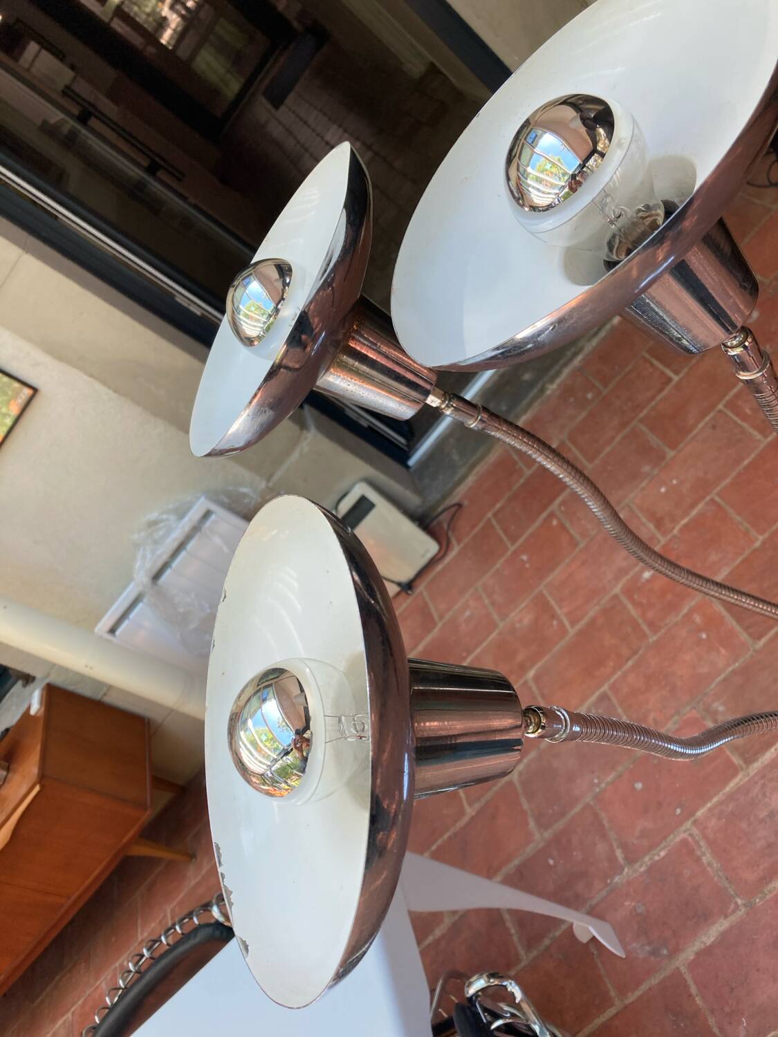 Vintage 70s lamp in the Pierre Folie style