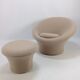 Mushroom armchair with pouf by Pierre Paulin for Artifort, Pierre Frey