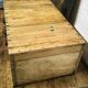 Caisse en bois brut