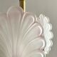 Vintage polished glass pendant lamp