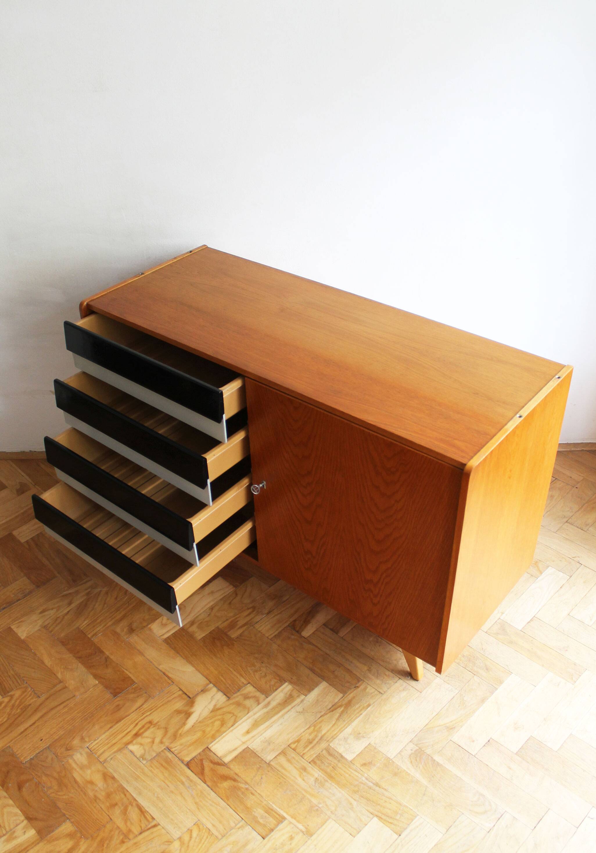 Original 1960s U-458 Sideboard by Jiří Jiroutek, Czechoslovakia