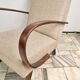 H 410 Armchair designed by Jindrich Halabala, 1940s, Czechoslovakia