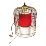 sunset lamp in gold metal, Pierre Gonalons.