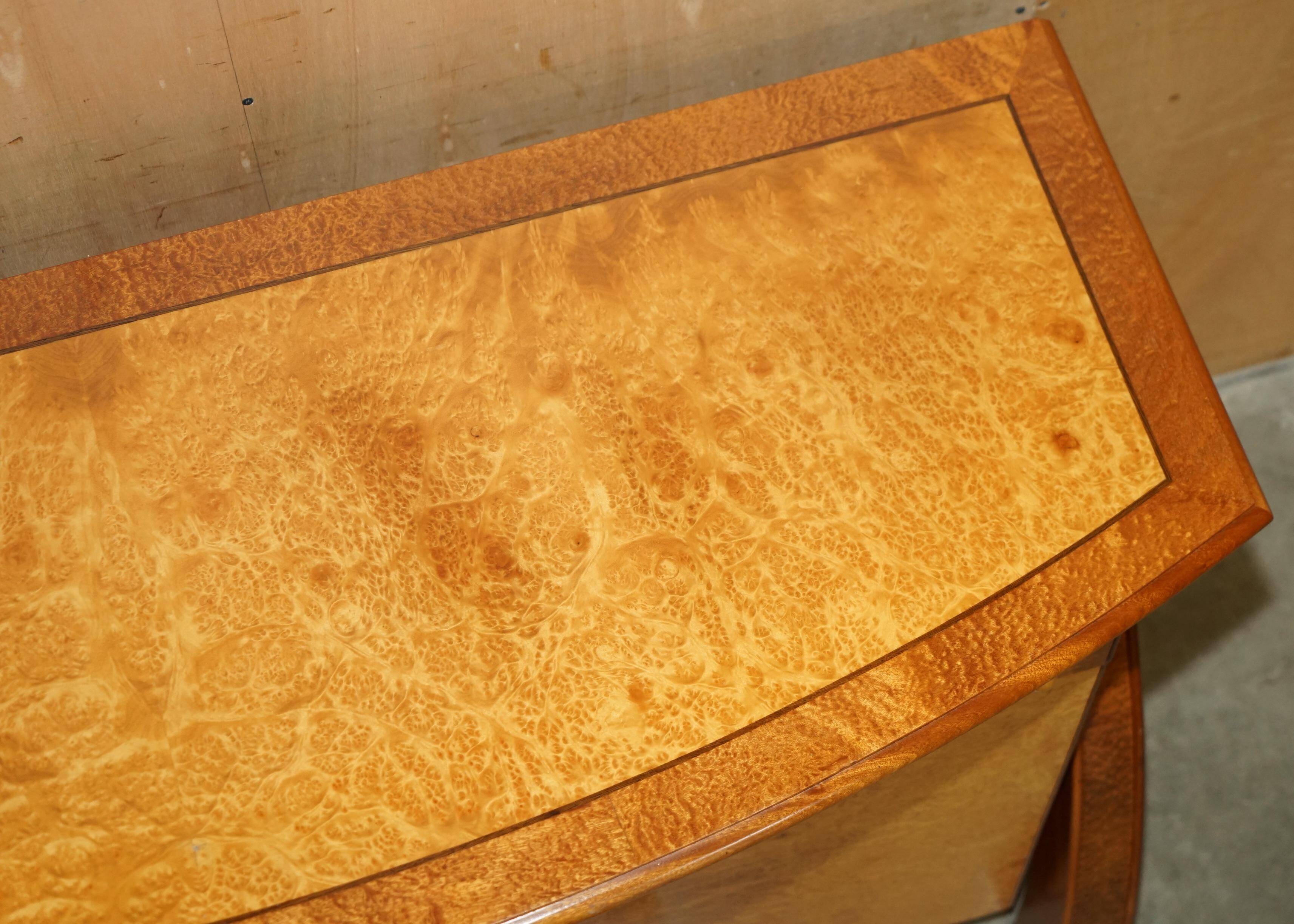 Very Art Deco in burl maple and thuja wood by Andrew Vara.