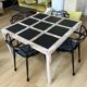 Slate and wood table