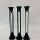 Set of 3 Post Modern candle sticks , 1980's