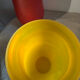 Vintage Mid-Century Modern Frosted Satin Glass Vase Pair