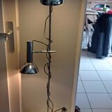Lampadaire vintage 1970 chrome 3 spots orientables et réglables
