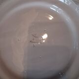 Moustier Feret plate in earthenware in very good condition.