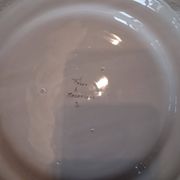 Moustier Feret plate in earthenware in very good condition.