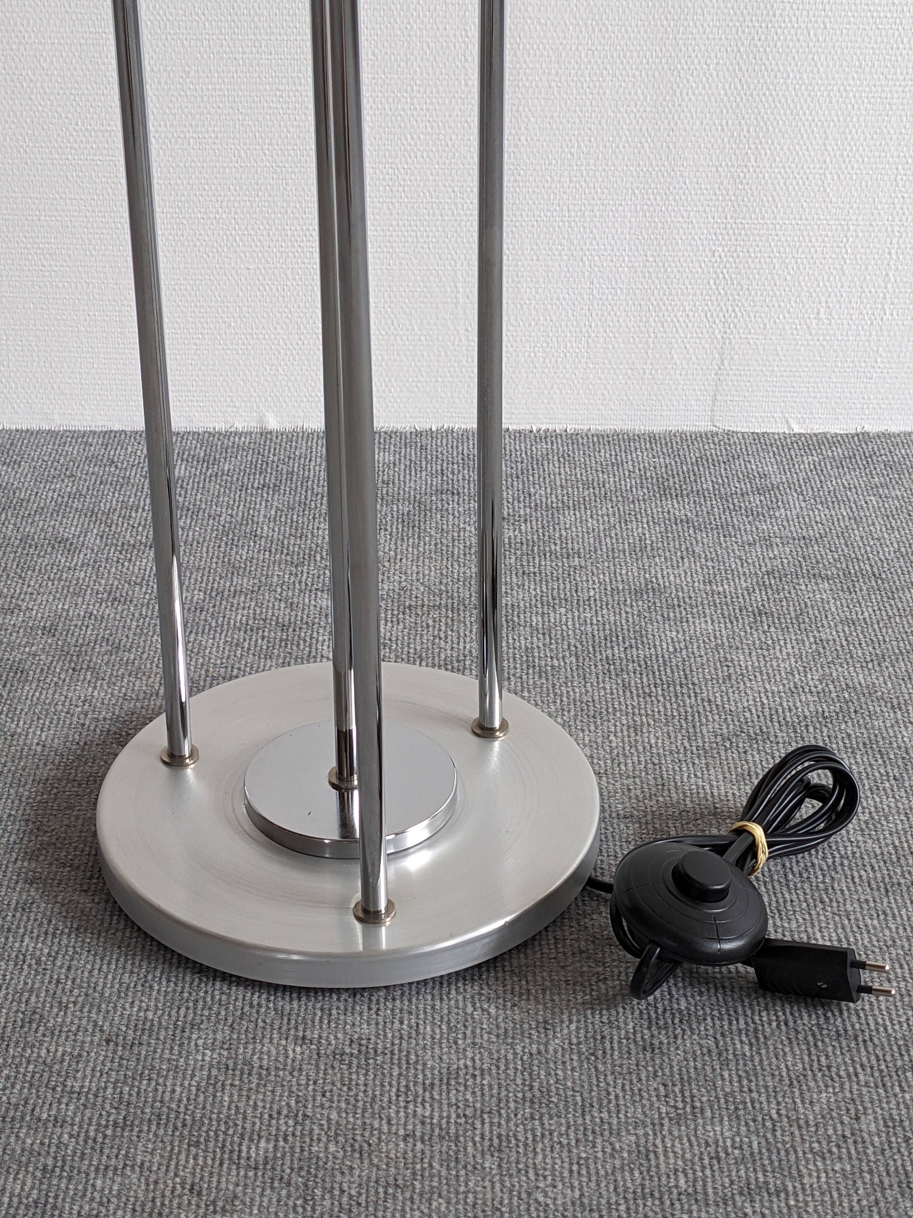 Four-light staircase lamp, France around 1970.