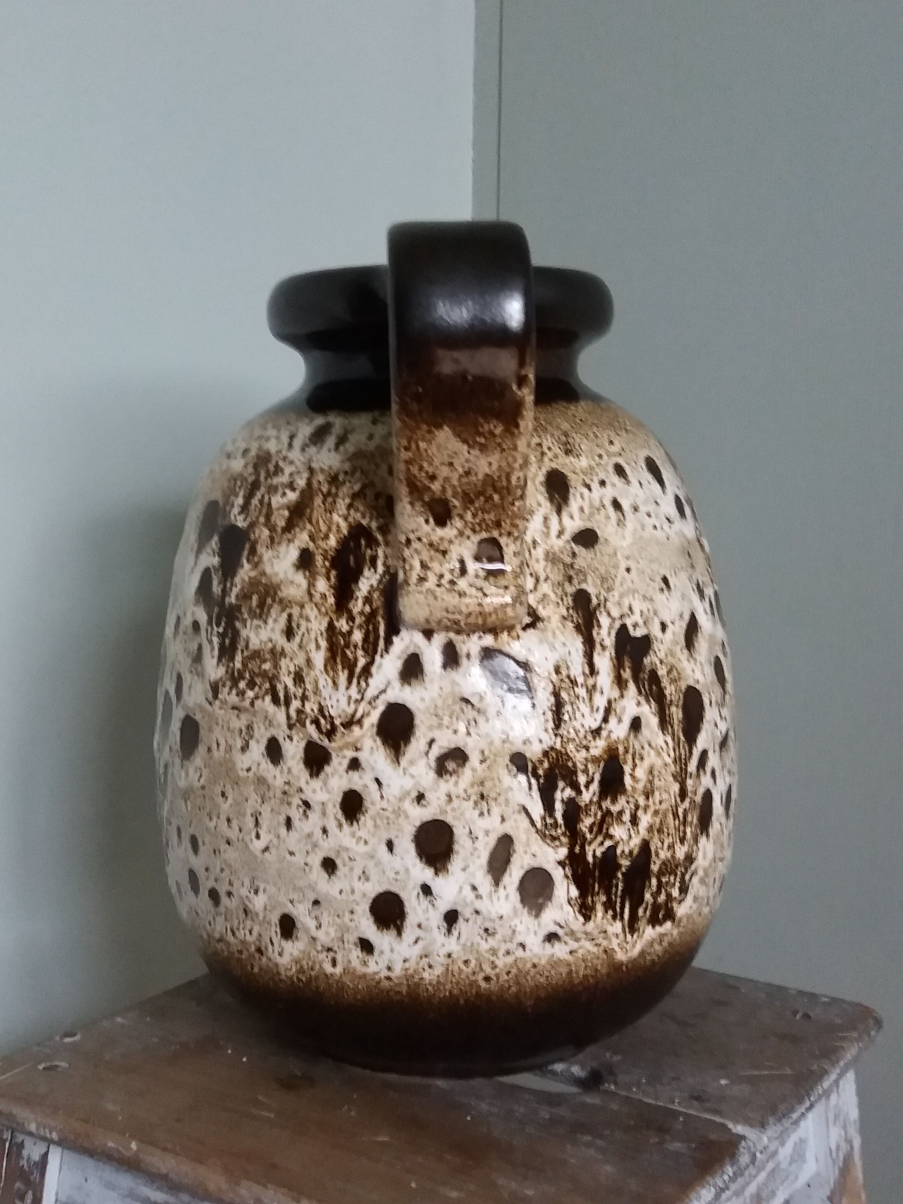 Vase West Germany fat lava Scheurich