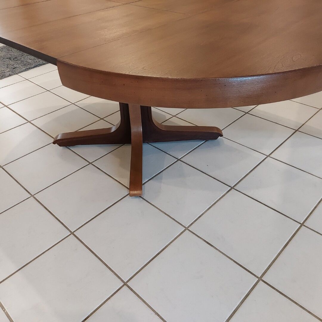 Vintage extendable table Baumann 1970s