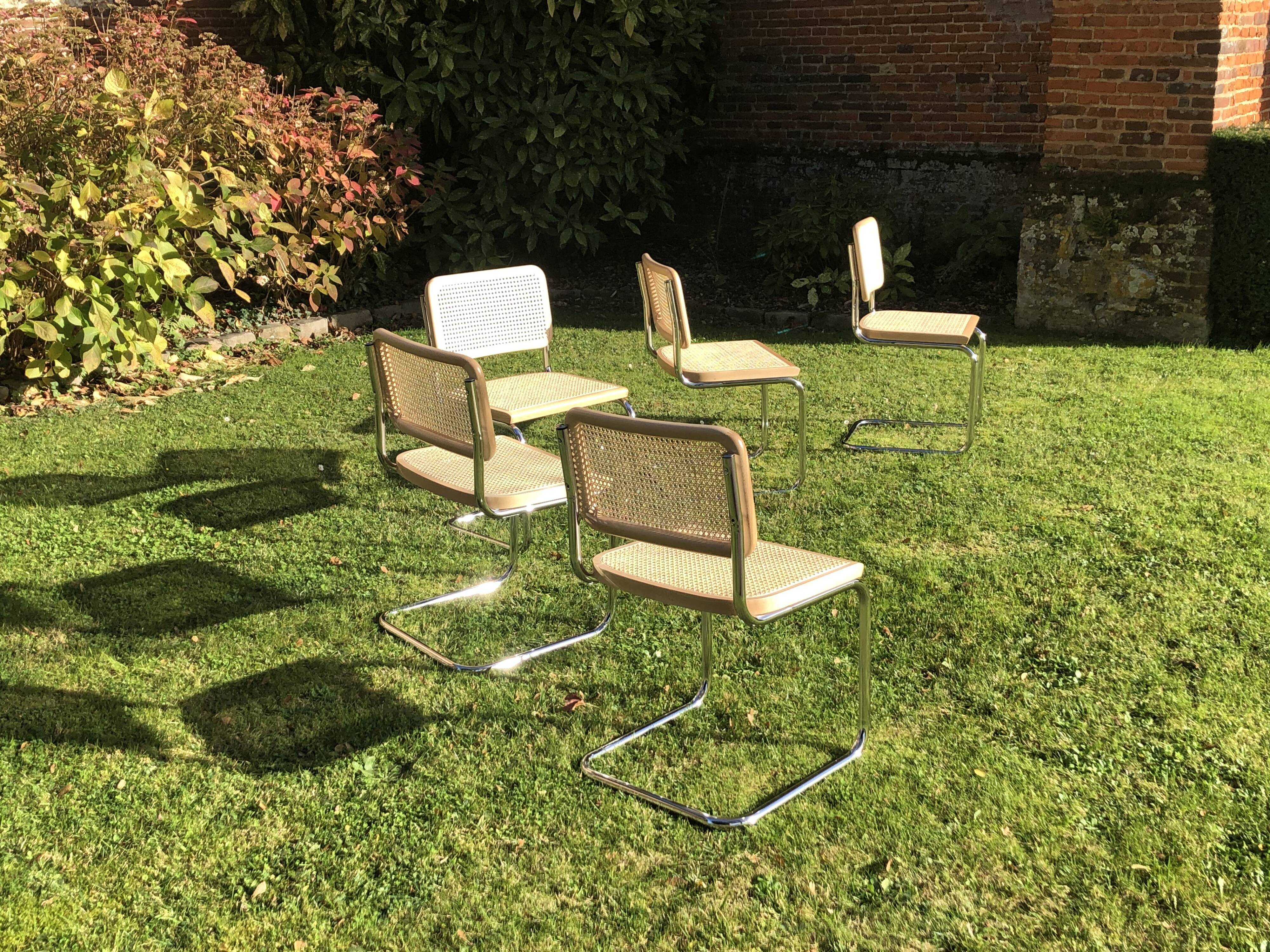 Series of 5 chairs by Marcel Breuer