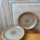 5 flat plates in stoneware